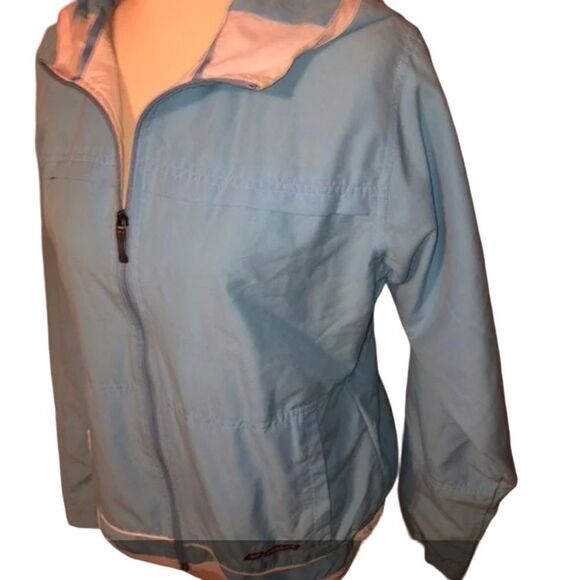 Reebok Fullzip Baby Blue  Long Sleeve Jacket Size Medium - Picture 5 of 10